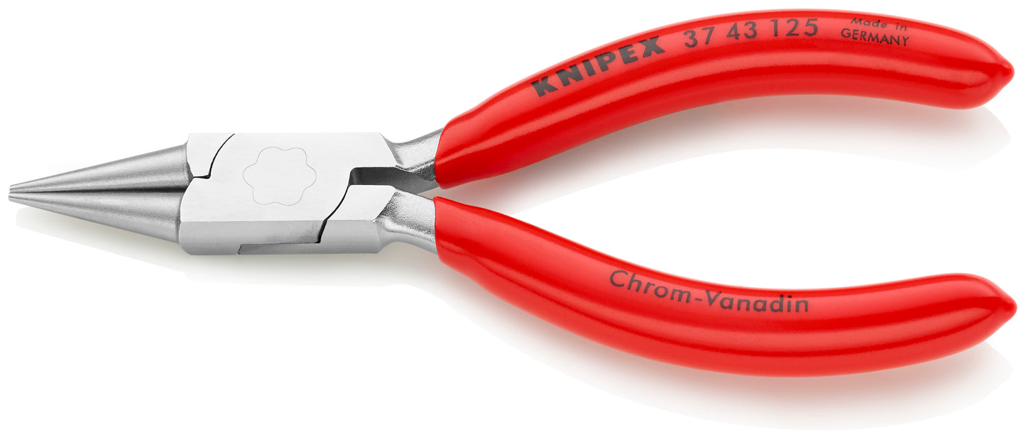 Knipex 37 43 125 Electronics Gripping Pliers-Round Pointed Tips - image 2