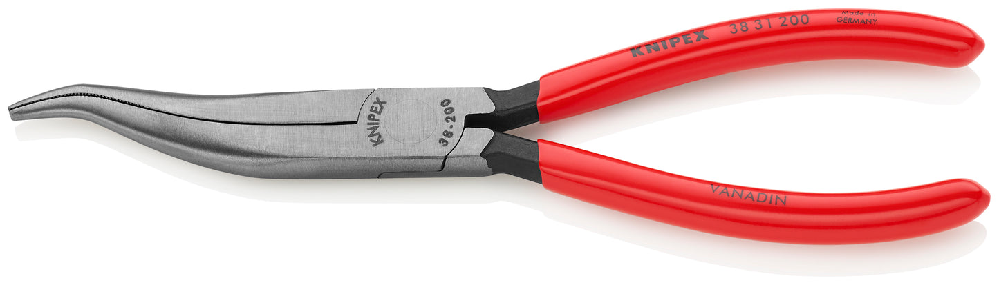 Knipex 38 31 200 Long Nose Pliers without Cutter-S Shape - image 2