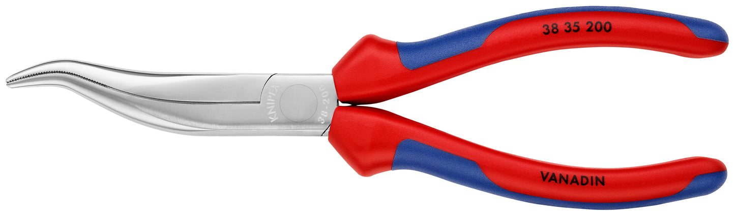 Knipex 38 35 200 Long Nose Pliers without Cutter-S Shape - KNIPEX Tools