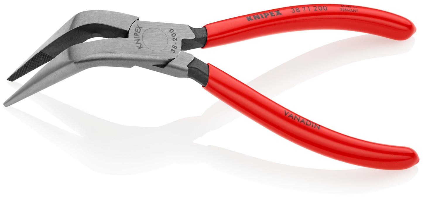 Knipex 38 71 200 Long Nose 70° Angled Pliers without Cutter - image 3