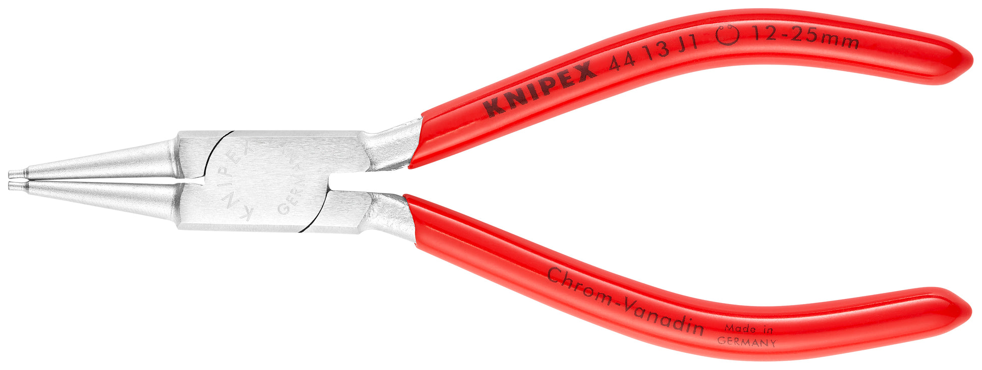 Knipex 44 13 J1 Internal Snap Ring Pliers-Forged Tips - KNIPEX Tools