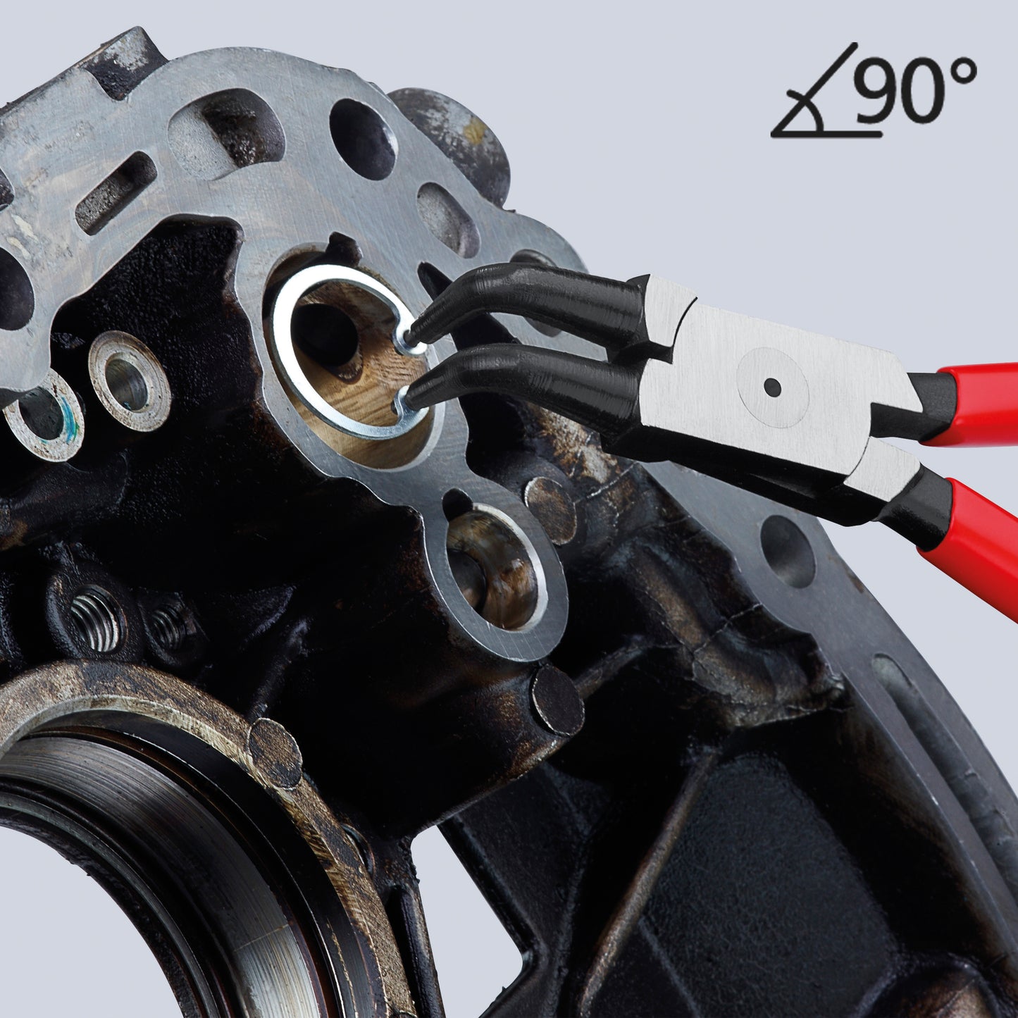 Knipex 44 21 J21 SBA Internal 90° Angled Snap Ring Pliers-Forged Tips - image 4