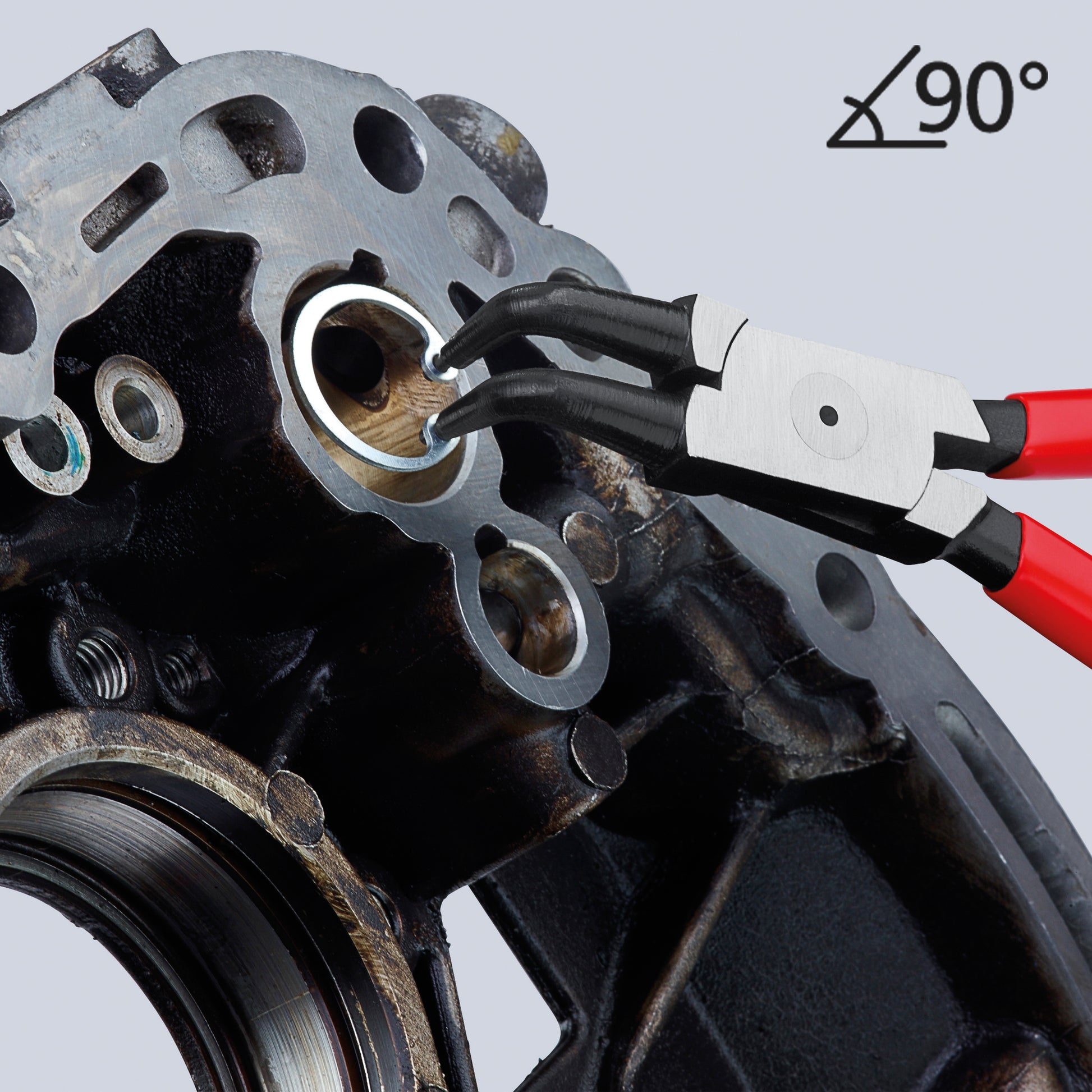 Knipex 44 21 J21 SBA Internal 90° Angled Snap Ring Pliers-Forged Tips - image 4