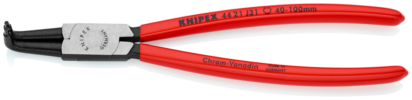 Knipex 44 21 J31 Internal 90° Angled Snap Ring Pliers-Forged Tips - image 2