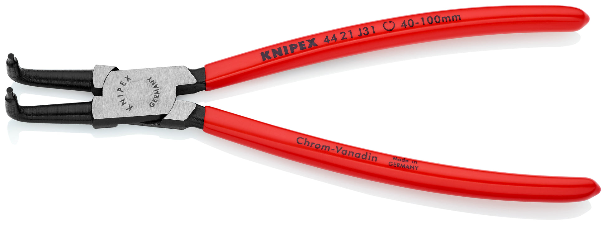 Knipex 44 21 J31 Internal 90° Angled Snap Ring Pliers-Forged Tips - image 3
