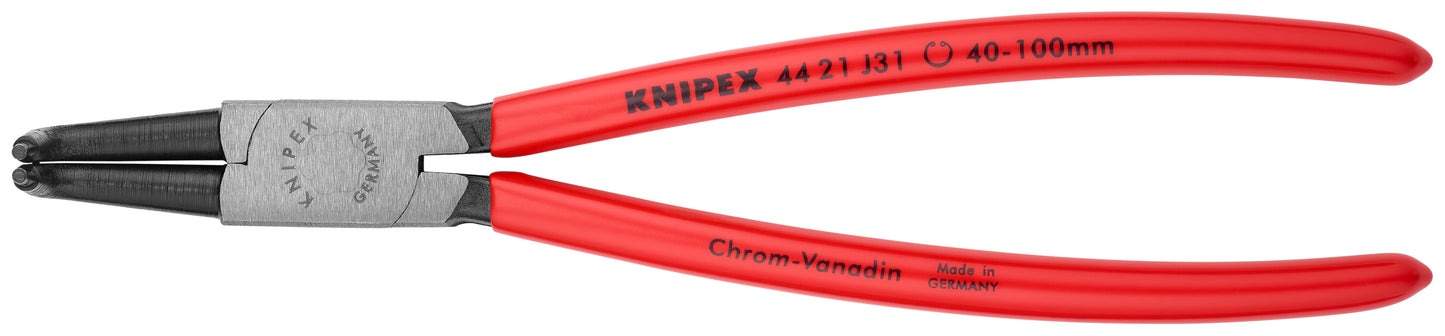 Knipex 44 21 J31 Internal 90° Angled Snap Ring Pliers-Forged Tips - KNIPEX Tools