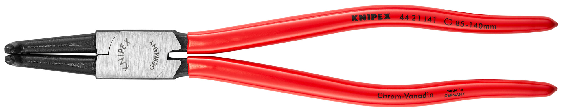 Knipex 44 21 J41 Internal 90° Angled Snap Ring Pliers-Forged Tips - KNIPEX Tools
