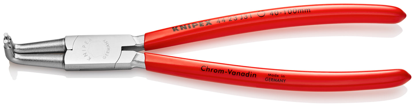 Knipex 44 23 J31 Internal 90° Angled Snap Ring Pliers-Forged Tips - image 2