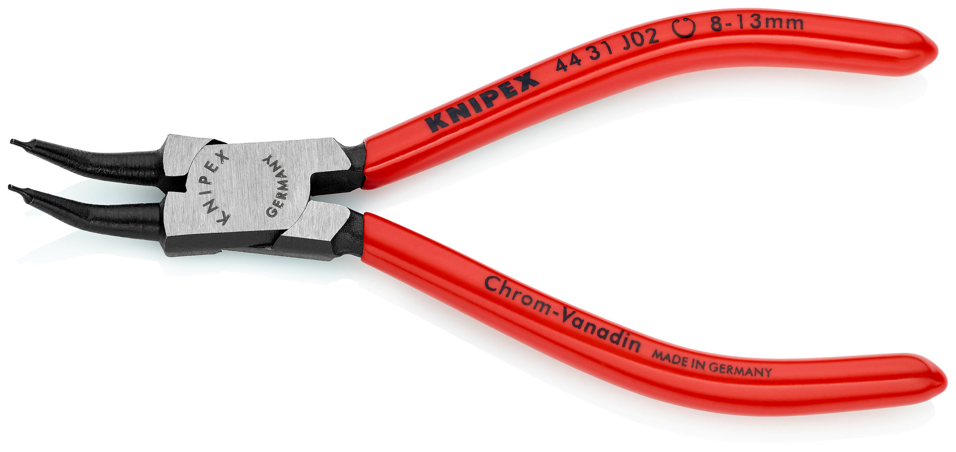 Knipex 44 31 J02 Internal 45° Angled Snap Ring Pliers-Forged Tips - image 3
