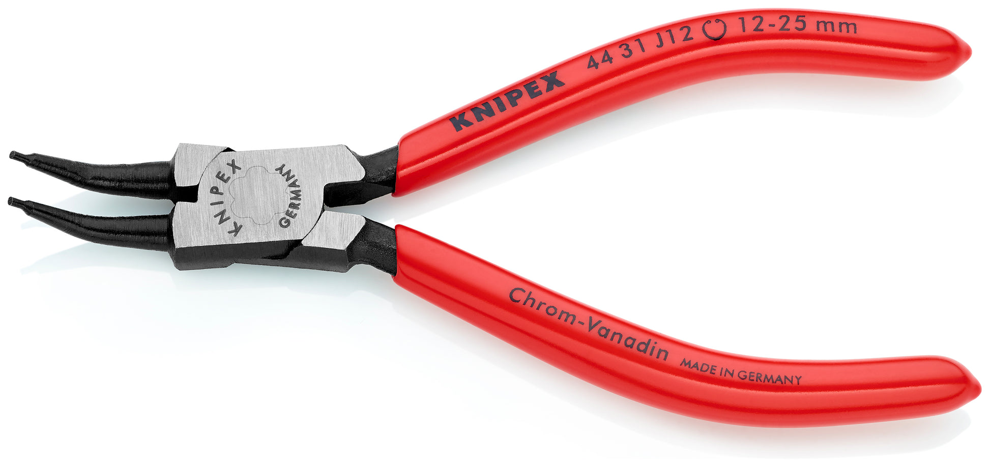 Knipex 44 31 J12 Internal 45° Angled Snap Ring Pliers-Forged Tips - image 3