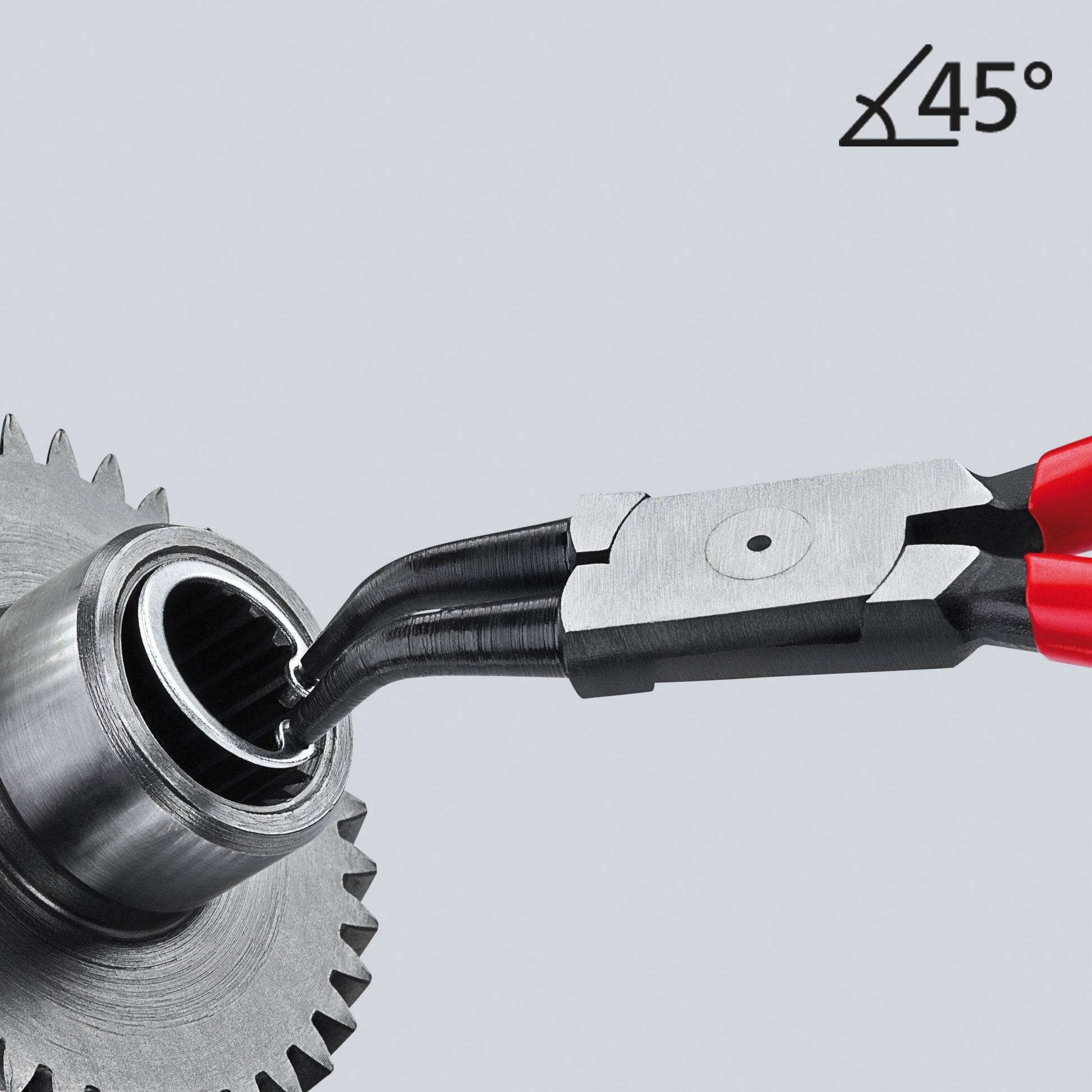 Knipex 44 31 J22 SBA Internal 45° Angled Snap Ring Pliers-Forged Tips - image 4