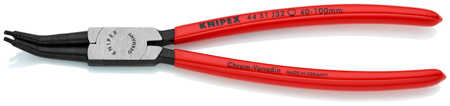 Knipex 44 31 J32 Internal 45° Angled Snap Ring Pliers-Forged Tips - image 2