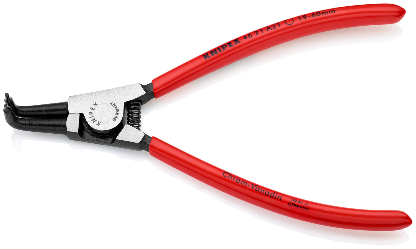 Knipex 46 21 A21 SBA External 90° Angled Snap Ring Pliers-Forged Tips - image 2
