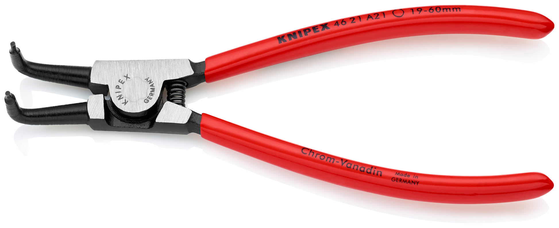 Knipex 46 21 A21 External 90° Angled Snap Ring Pliers-Forged Tips - image 3