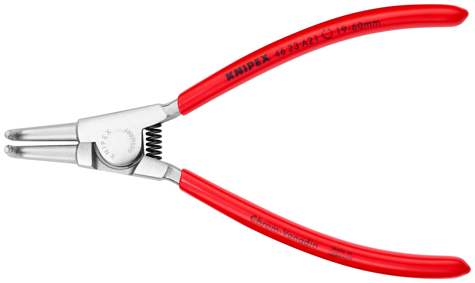 Knipex 46 23 A21 External 90° Angled Snap Ring Pliers-Forged Tips - KNIPEX Tools