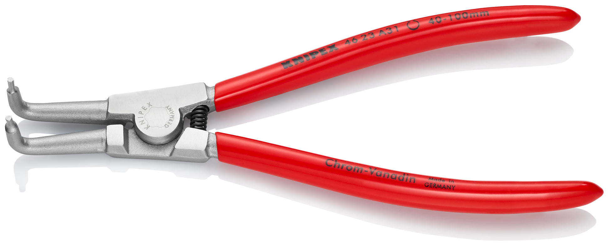 Knipex 46 23 A31 External 90° Angled Snap Ring Pliers-Forged Tips - image 3