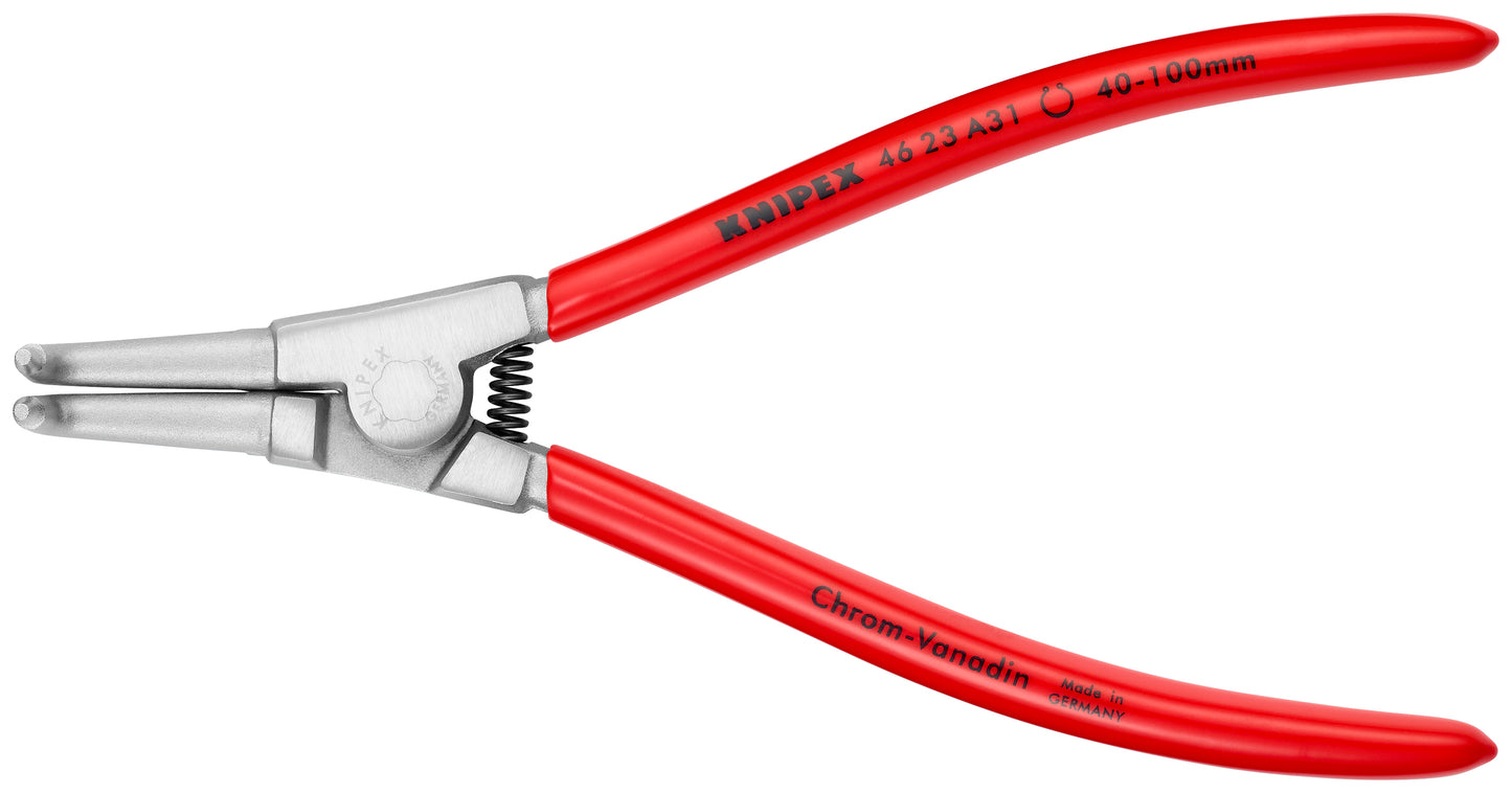 Knipex 46 23 A31 External 90° Angled Snap Ring Pliers-Forged Tips - KNIPEX Tools