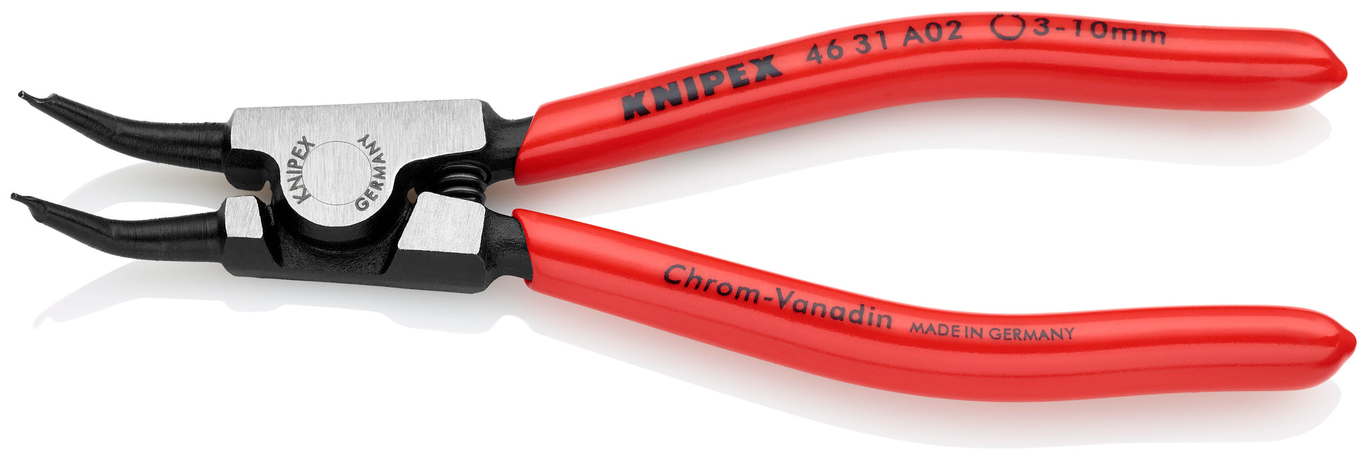 Knipex 46 31 A02 SBA External 45° Angled Snap Ring Pliers-Forged Tips - image 3