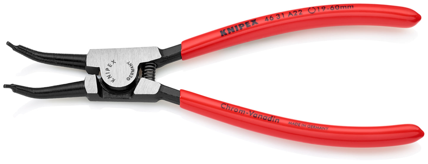 Knipex 46 31 A22 SBA External 45° Angled Snap Ring Pliers-Forged Tips - image 3