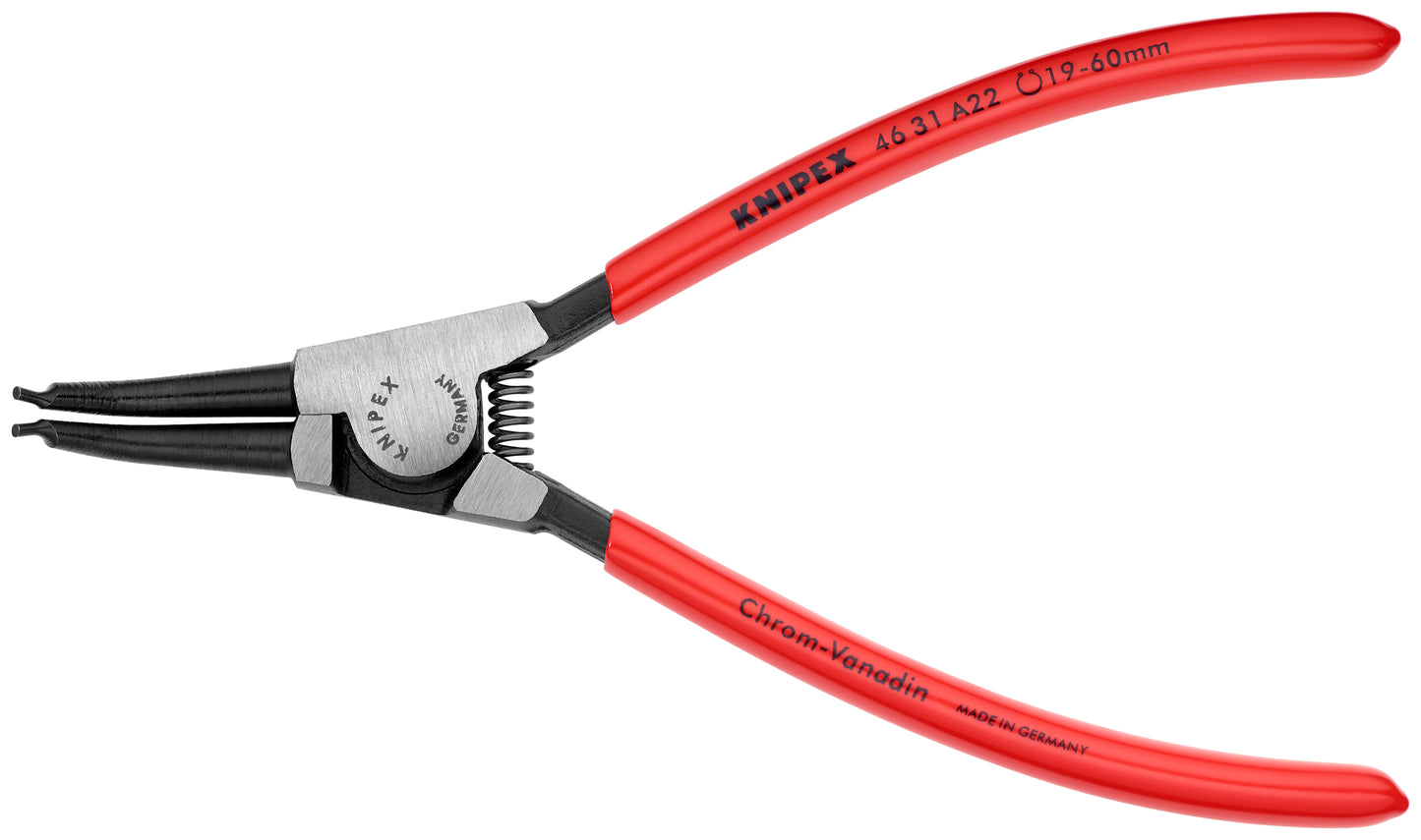 Knipex 9K 00 19 02 US 4 Pc External Circlip Set, 45 Degree - image 6