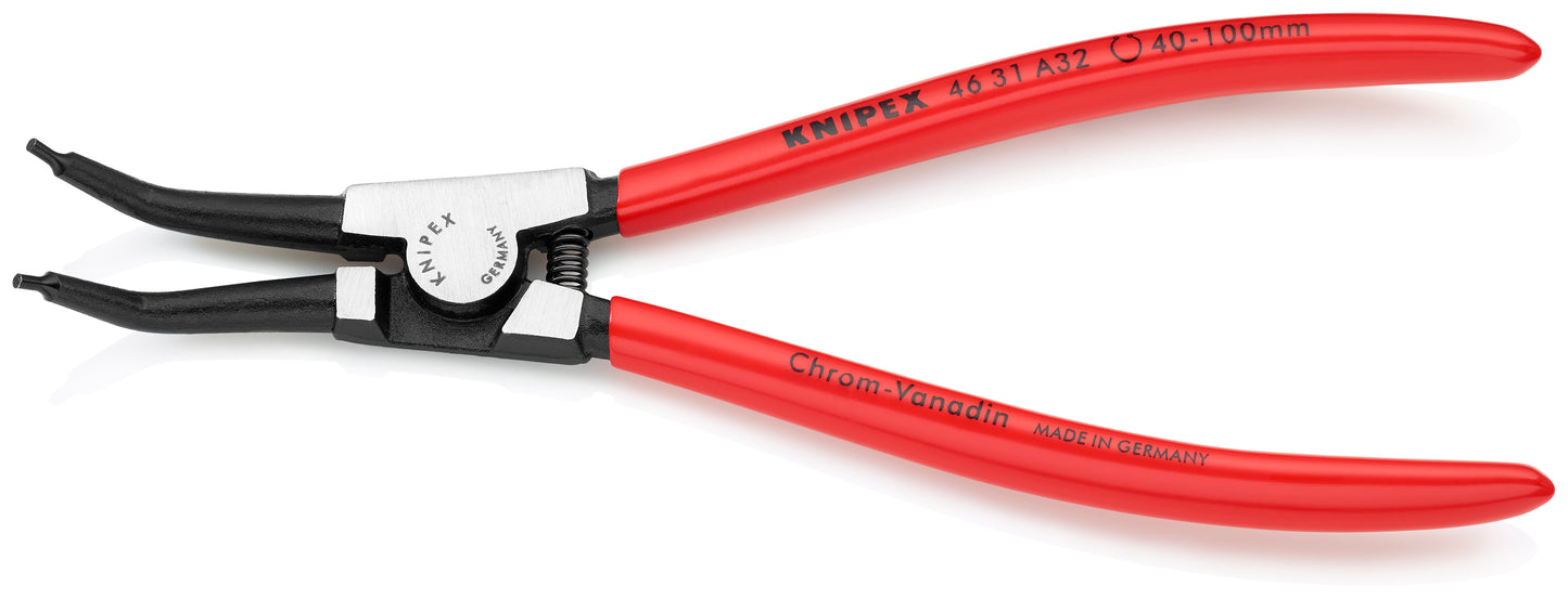 Knipex 46 31 A32 External 45° Angled Snap Ring Pliers-Forged Tips - image 3