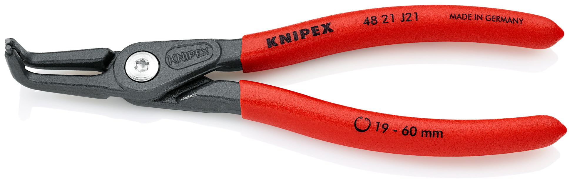 Knipex 48 21 J21 Internal 90° Angled Precision Snap Ring Pliers - image 2