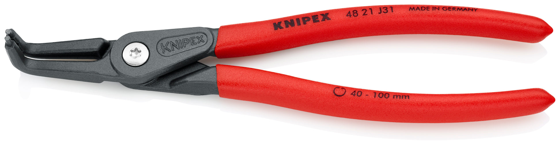 Knipex 48 21 J31 SBA Internal 90° Angled Precision Snap Ring Pliers - image 2