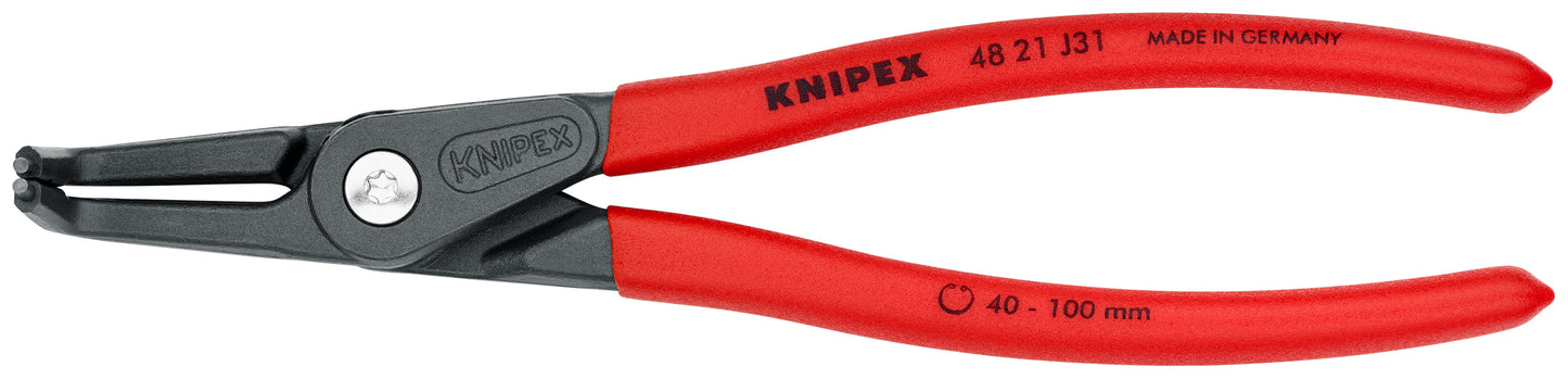 Knipex 48 21 J31 Internal 90° Angled Precision Snap Ring Pliers - KNIPEX Tools