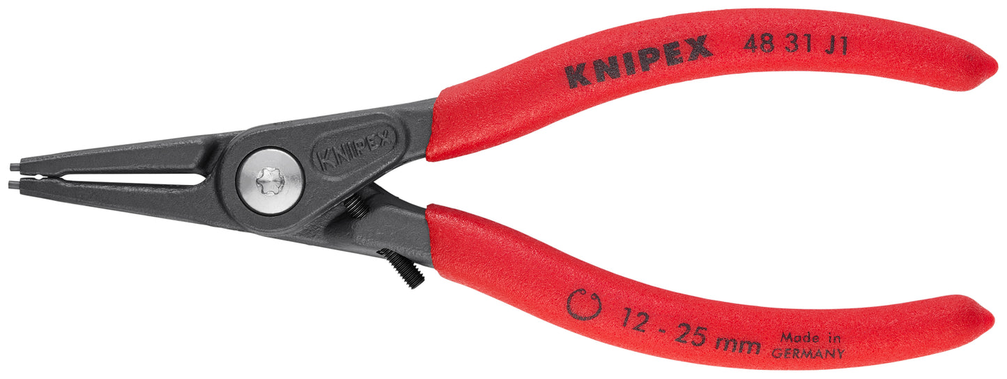 Knipex 48 31 J1 Internal Precision Snap Ring Pliers-Limiter - KNIPEX Tools