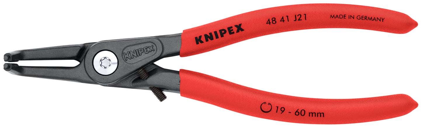 Knipex 48 41 J21 Internal 90° Angled Precision Snap Ring Pliers-Limiter - KNIPEX Tools