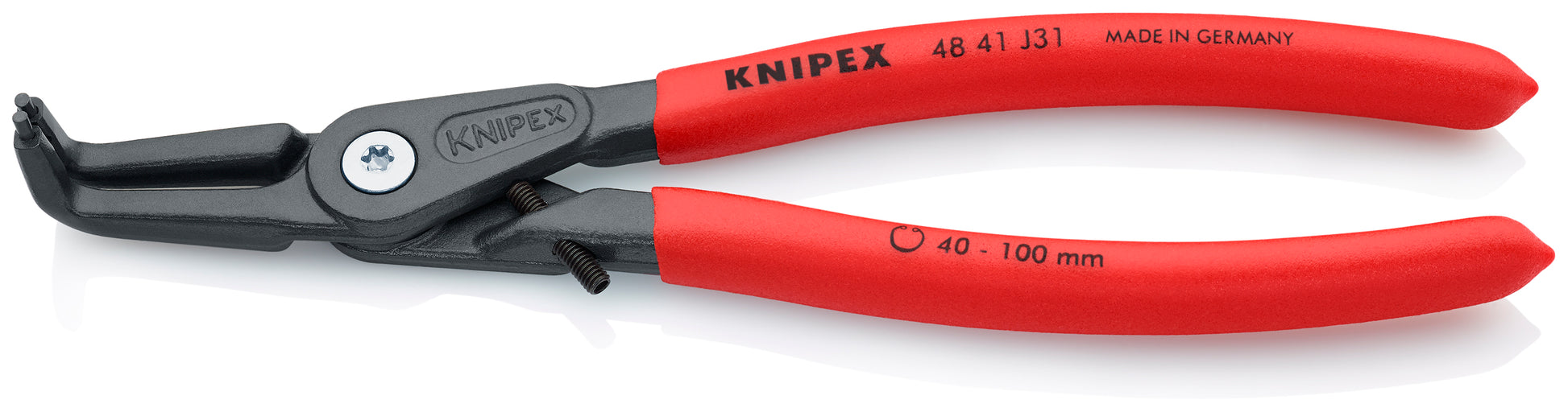 Knipex 48 41 J31 Internal 90° Angled Precision Snap Ring Pliers-Limiter - image 2