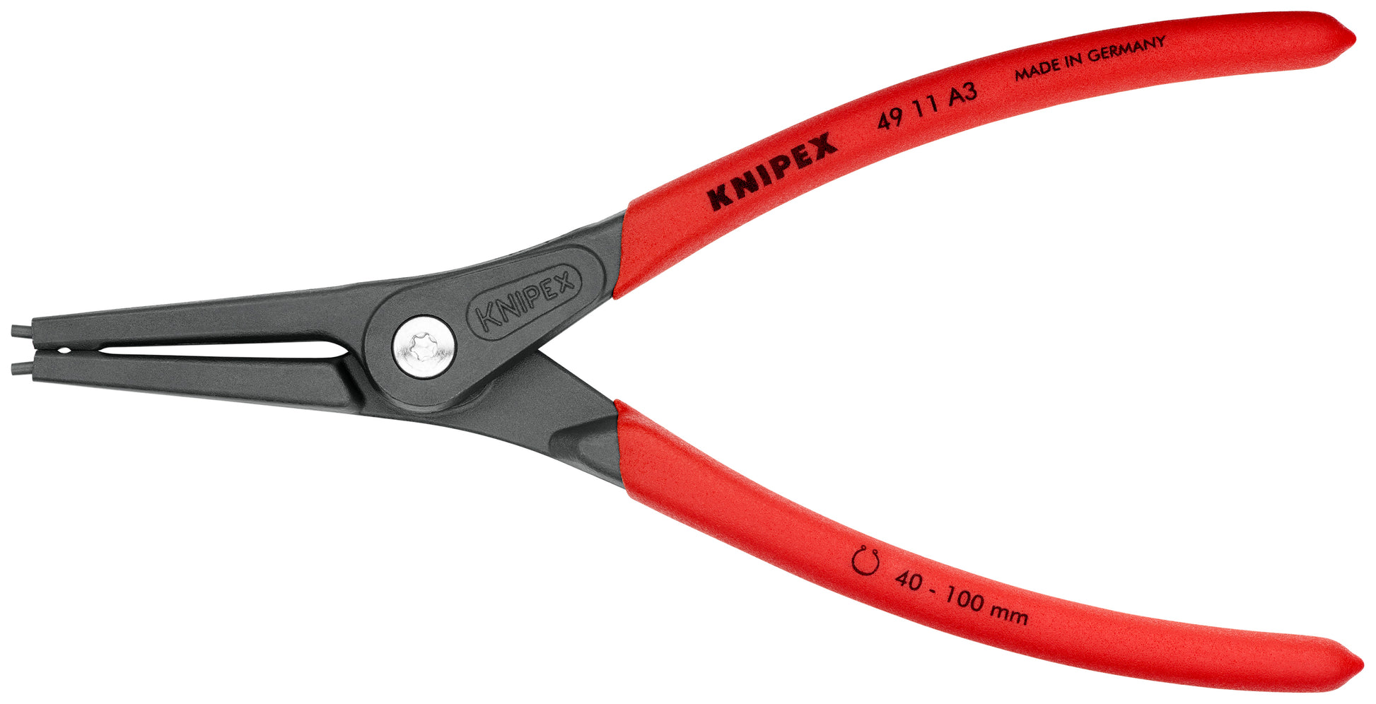 Knipex 49 11 A3 SBA External Precision Snap Ring Pliers - KNIPEX Tools