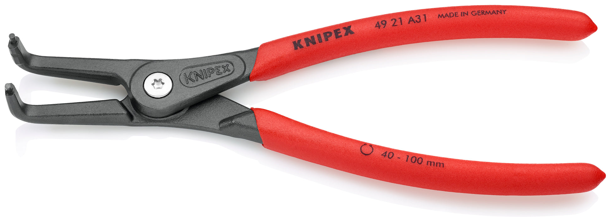 Knipex 49 21 A31 External 90° Angled Precision Snap Ring Pliers - image 3