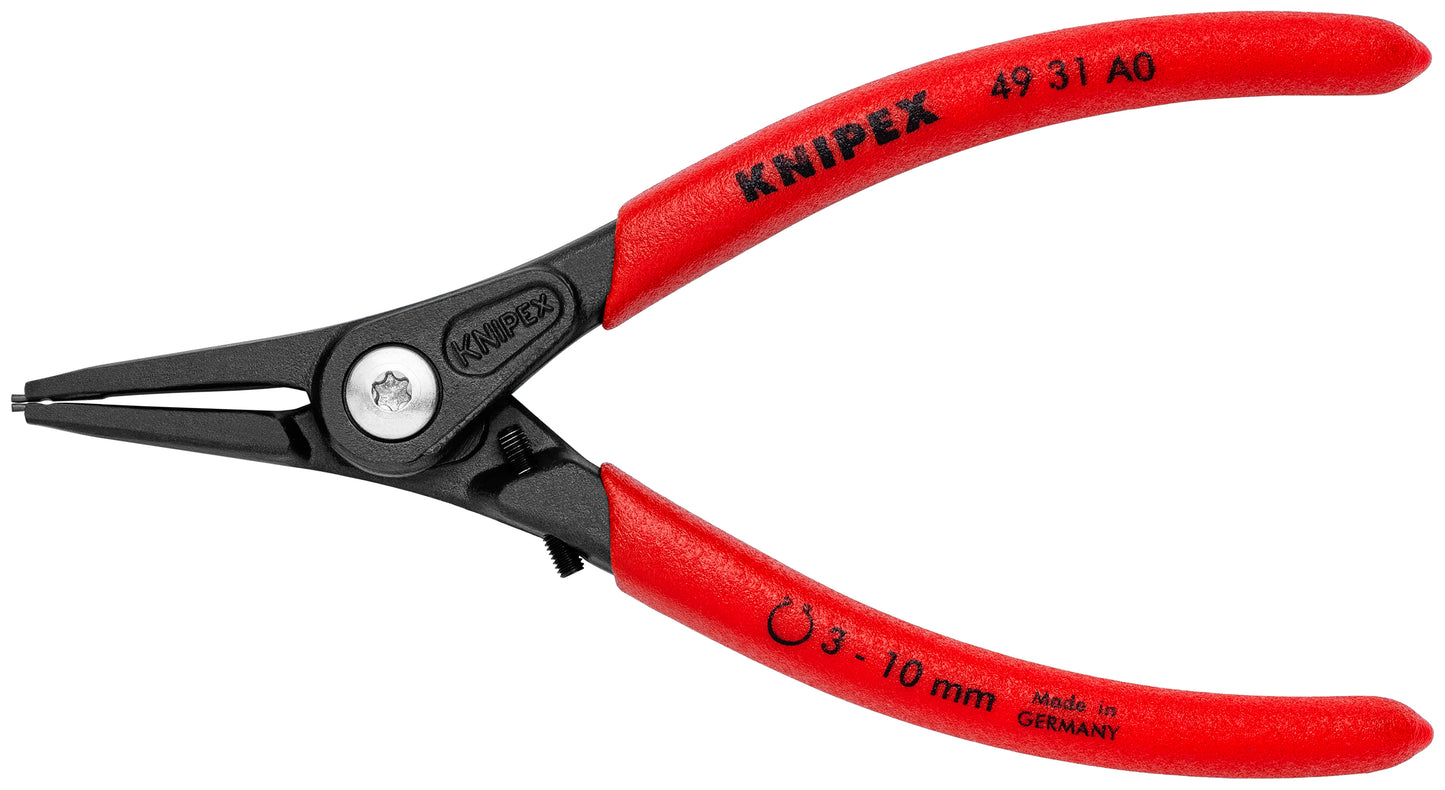 Knipex 49 31 A0 External Precision Snap Ring Pliers-Limiter - KNIPEX Tools
