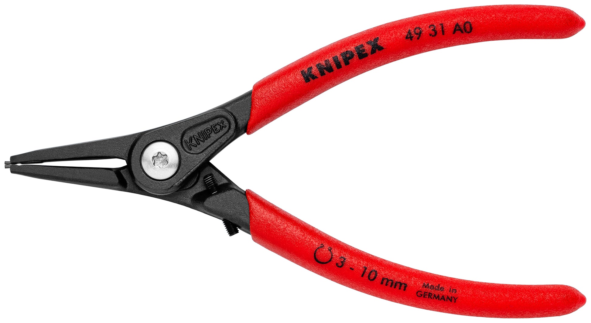 Knipex 49 31 A0 External Precision Snap Ring Pliers-Limiter - KNIPEX Tools
