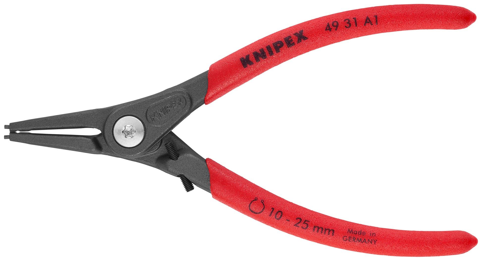 Knipex 49 31 A1 External Precision Snap Ring Pliers-Limiter - KNIPEX Tools