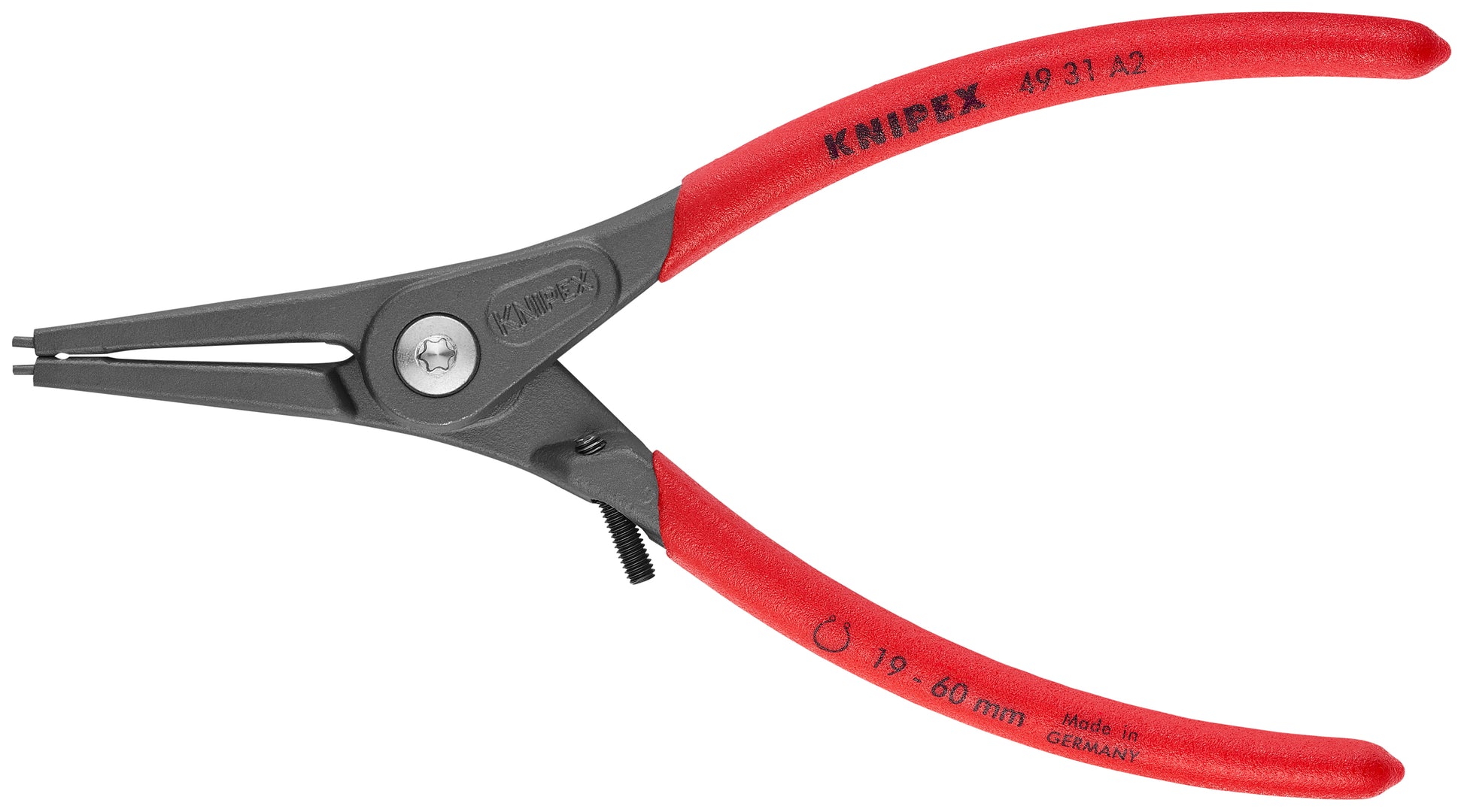 Knipex 49 31 A2 External Precision Snap Ring Pliers-Limiter - KNIPEX Tools