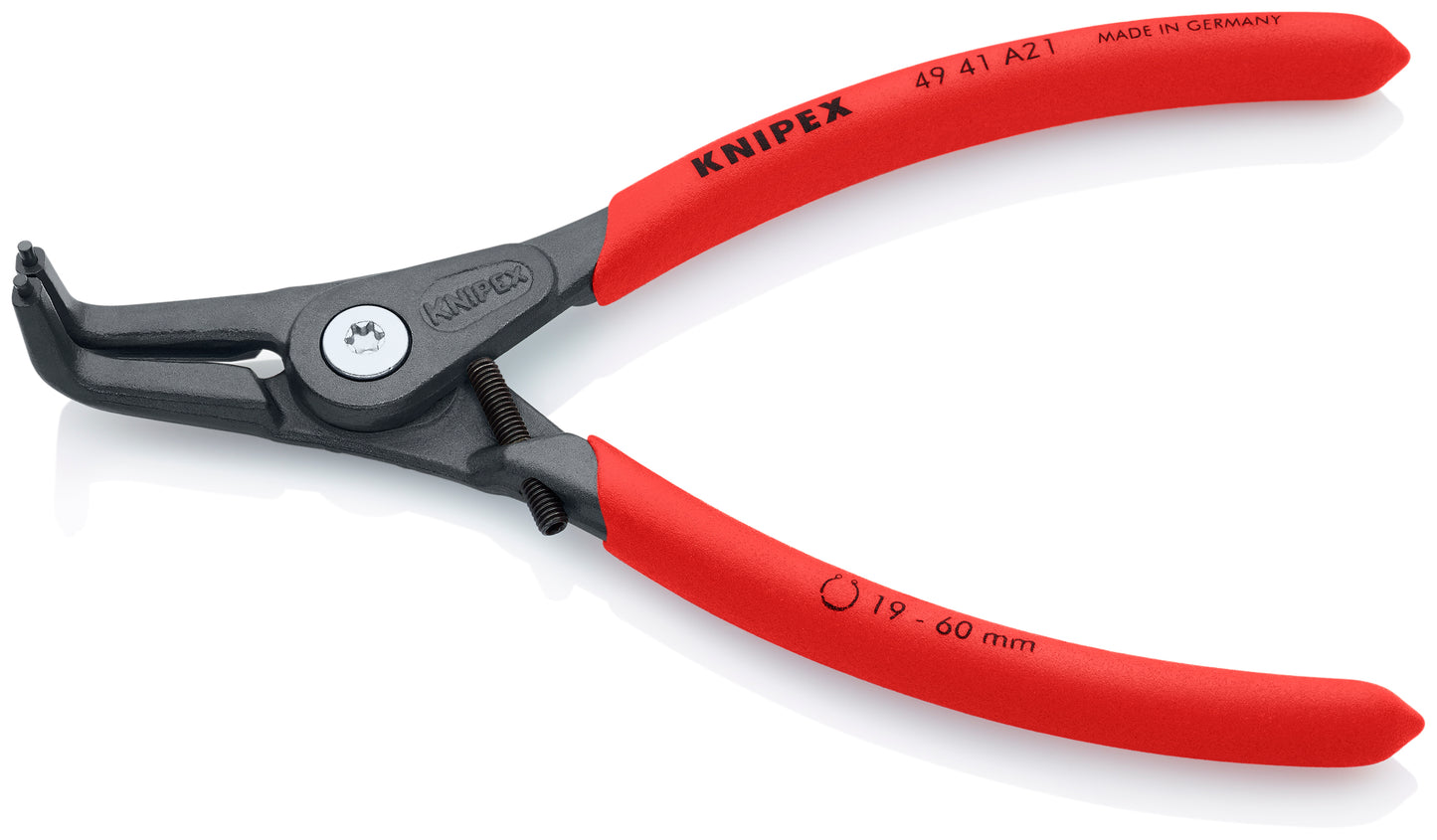 Knipex 49 41 A21 External 90° Angled Precision Snap Ring Pliers-Limiter - image 2