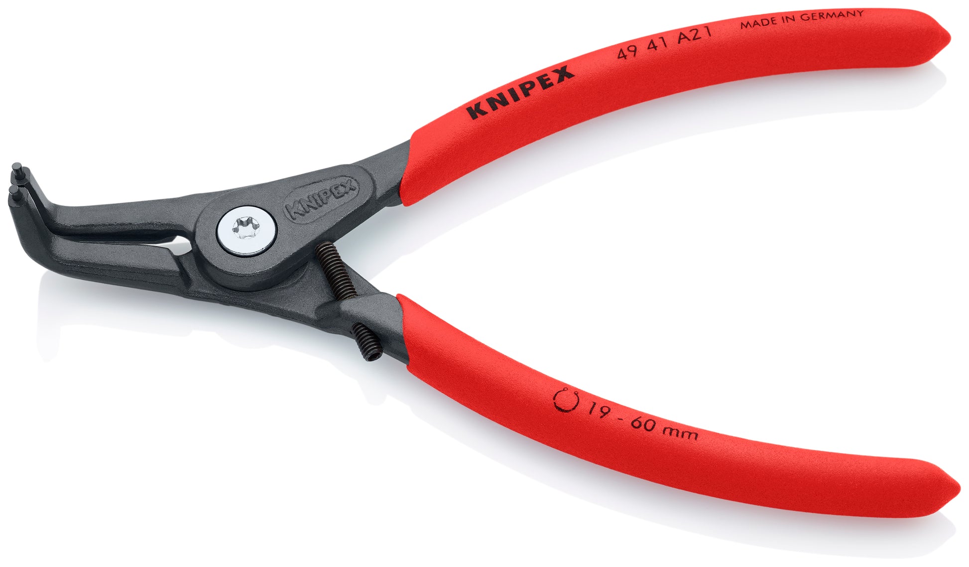 Knipex 49 41 A21 External 90° Angled Precision Snap Ring Pliers-Limiter - image 2