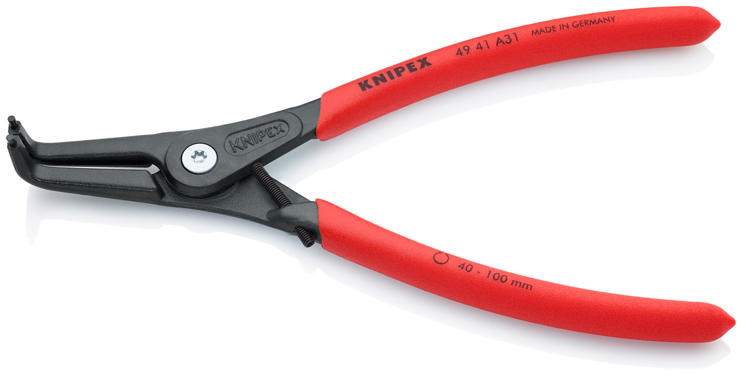 Knipex 49 41 A31 External 90° Angled Precision Snap Ring Pliers-Limiter - image 2