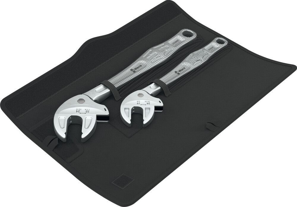 Wera 05343820001 6004 JOKER 2 SET 1 SELF-SETTING SPANNER SET, 2 PIECES