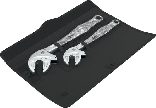 Wera 05343820001 6004 JOKER 2 SET 1 SELF-SETTING SPANNER SET, 2 PIECES