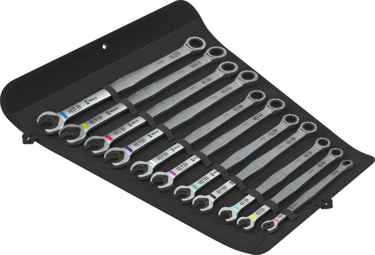 Wera 05020382001 6007 JOKER 11 SET 1 RATCHETING COMBINATION SPANNER SET, 11 PIECES