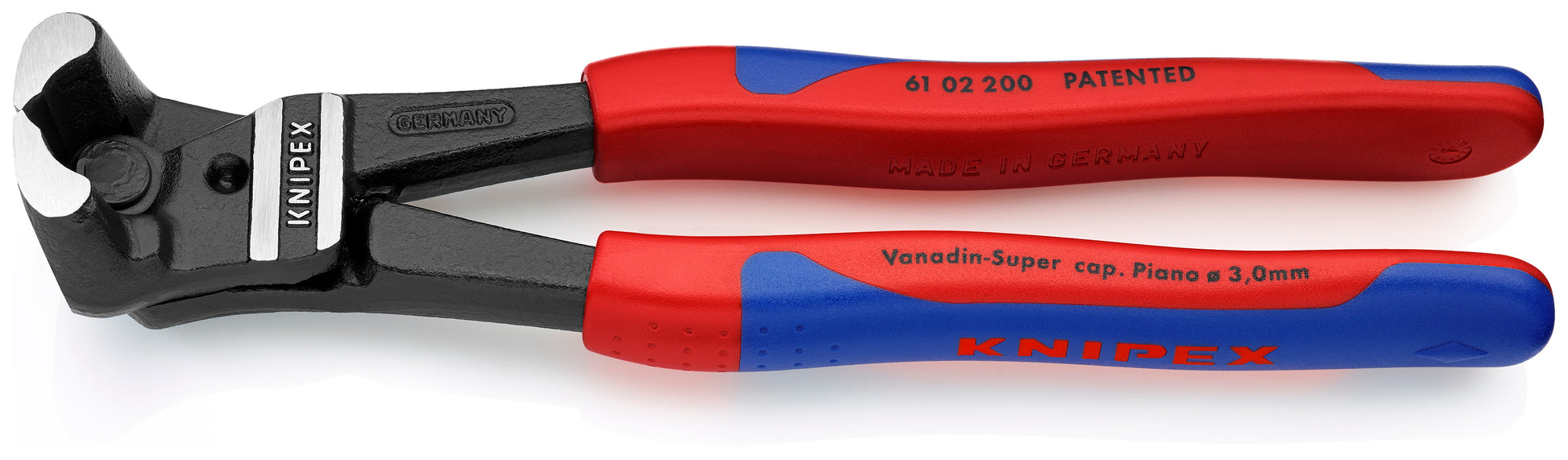 Knipex 61 02 200 High Leverage Bolt End Cutting Nippers - image 2