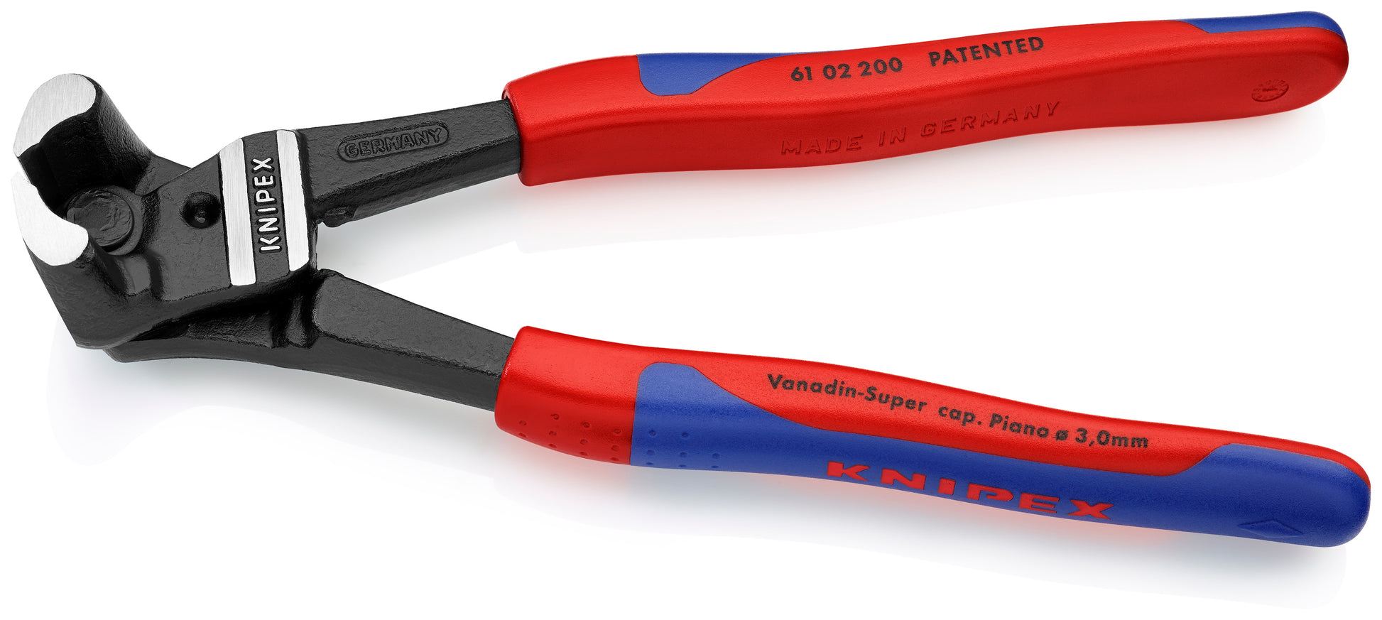 Knipex 61 02 200 High Leverage Bolt End Cutting Nippers - image 3