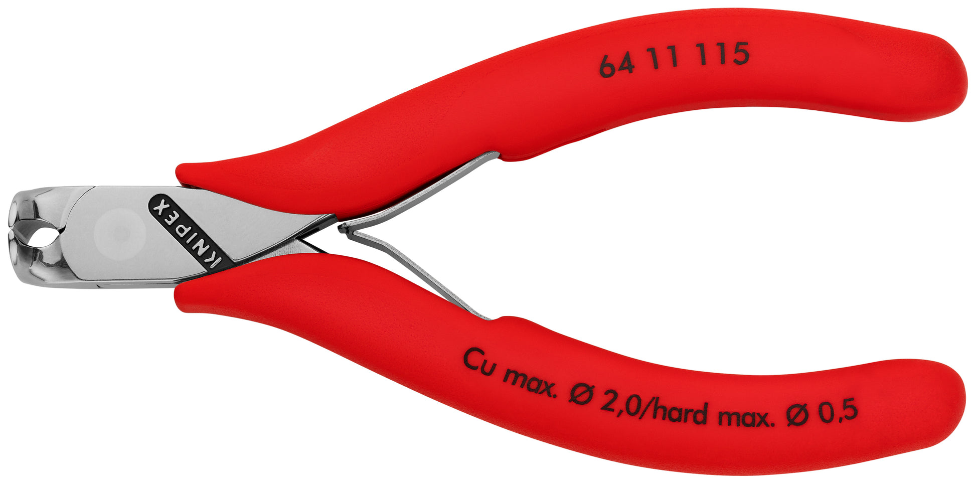 Knipex 64 11 115 Electronics End Cutting Nippers - KNIPEX Tools