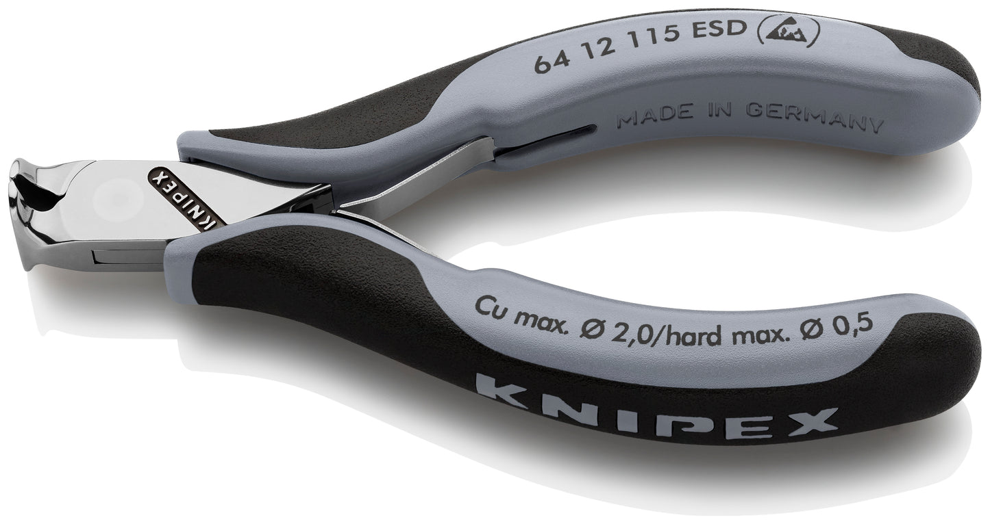 Knipex 64 12 115 ESD Electronics End Cutting Nippers-ESD Handles - image 2
