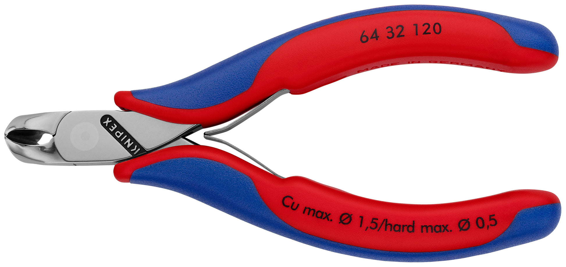 Knipex 64 32 120 Electronics End Cutting Nippers - KNIPEX Tools