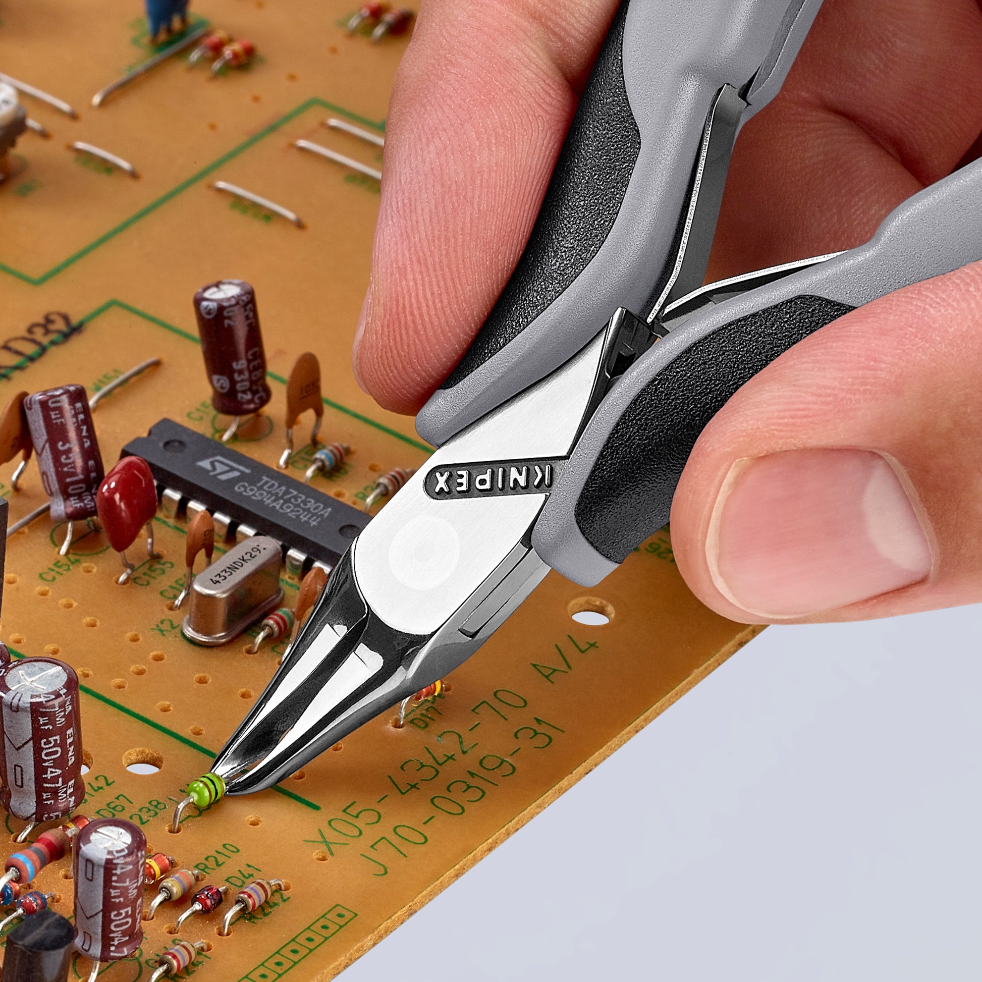 Knipex 64 62 120 ESD Electronics End Cutting Nippers-ESD Handles - image 7