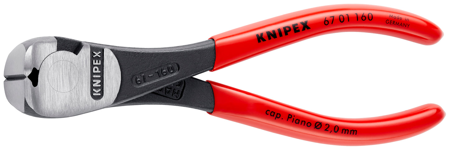 Knipex 67 01 160 High Leverage End Cutting Nippers - KNIPEX Tools